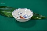  CBLX, Chén Cơm Vẽ Gà Dầu - Chén Bát Hiện Đại - Bát Cơm -R12,5cm. 