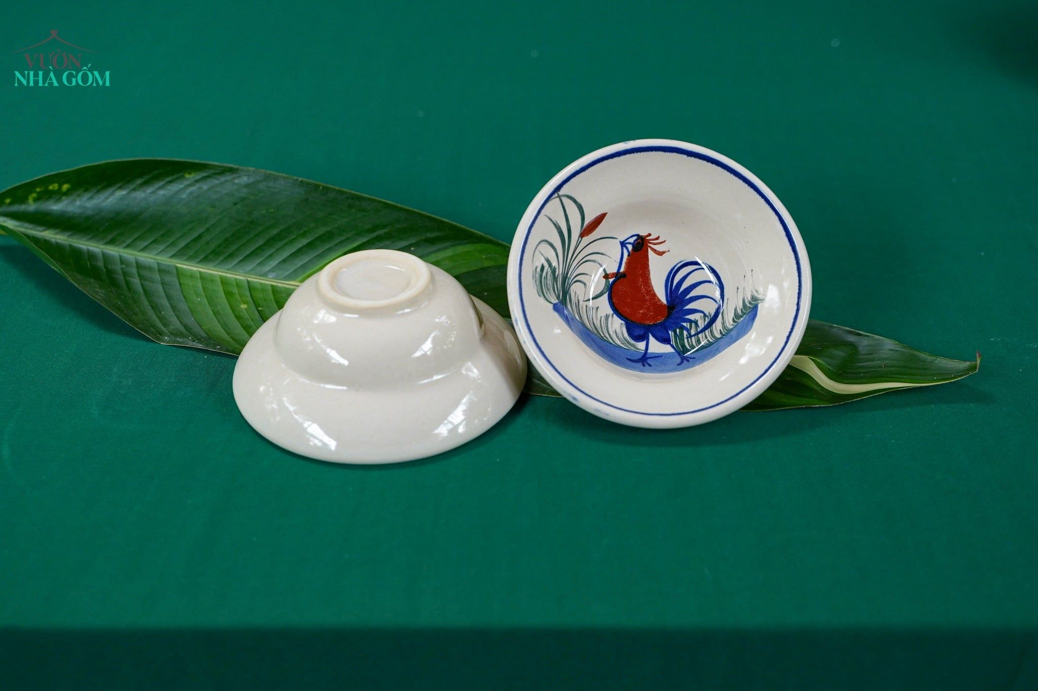  Chén Chiết Yêu Vẽ Gà - Chén Bát Hiện Đại - Tô Chiết Yêu - R13cm 