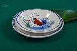  Dĩa Lớn 20cm Vẽ Gà Dầu - Chén Bát Hiện Đại - Đĩa Đựng Đồ Ăn. 