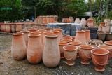  Chậu Đất Nung Kiểu Dáng Giọt Nước, Chậu Trồng Cây Sân Vườn, Chậu Gốm. 