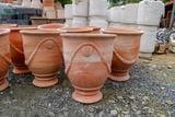  Chậu Cúp Đất Nung, Kiểu Dáng Cổ Điển, Chậu Trồng Cây Sân Vườn, Chậu Gốm. 