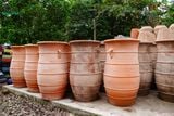  Chậu Dây Thừng Đất Nung, Trồng Cây Sân Vườn, Chậu Gốm Lớn, Cao 95cm 