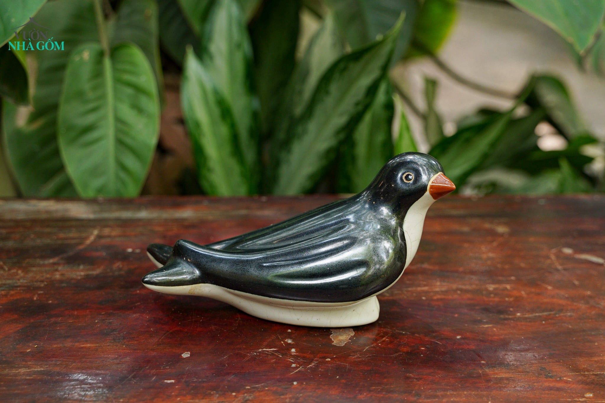  Tượng Thú Gốm Chim Én Trang Trí, Tượng Gốm, Quà Tặng Decor Sân Vườn, Size 20cm 