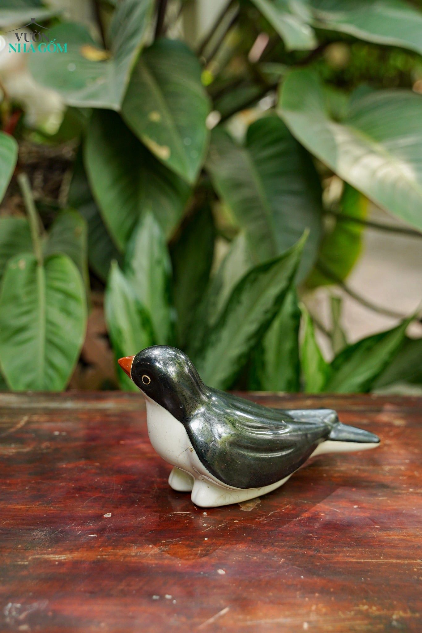  Tượng Thú Gốm Chim Én Trang Trí, Tượng Gốm, Quà Tặng Decor Sân Vườn, Size 20cm 