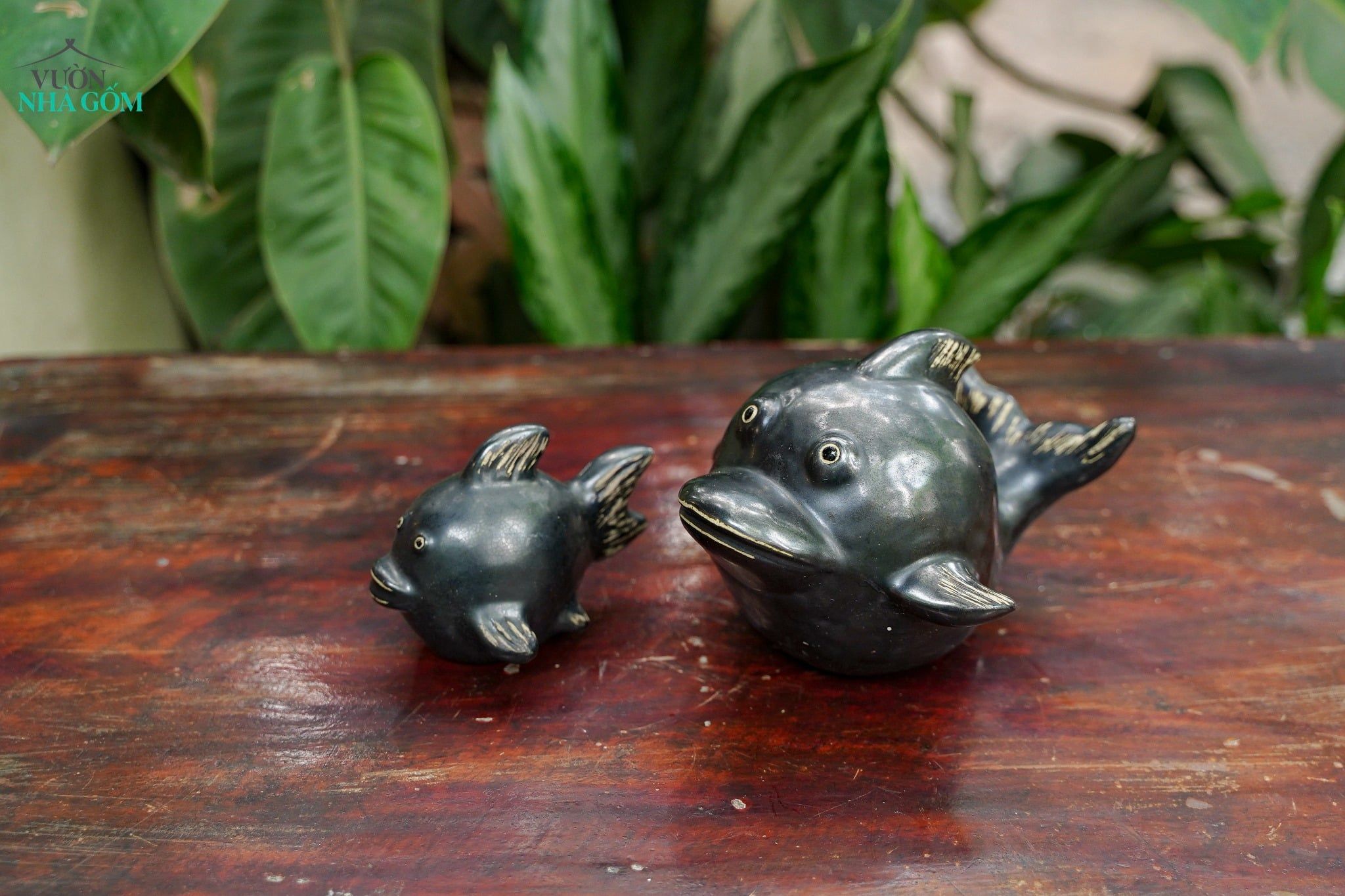  Tượng Thú Gốm Cá Gốm Nhiều Chuyện, Thú Gốm Nam Bộ, Gốm Trang Trí, Decor. 