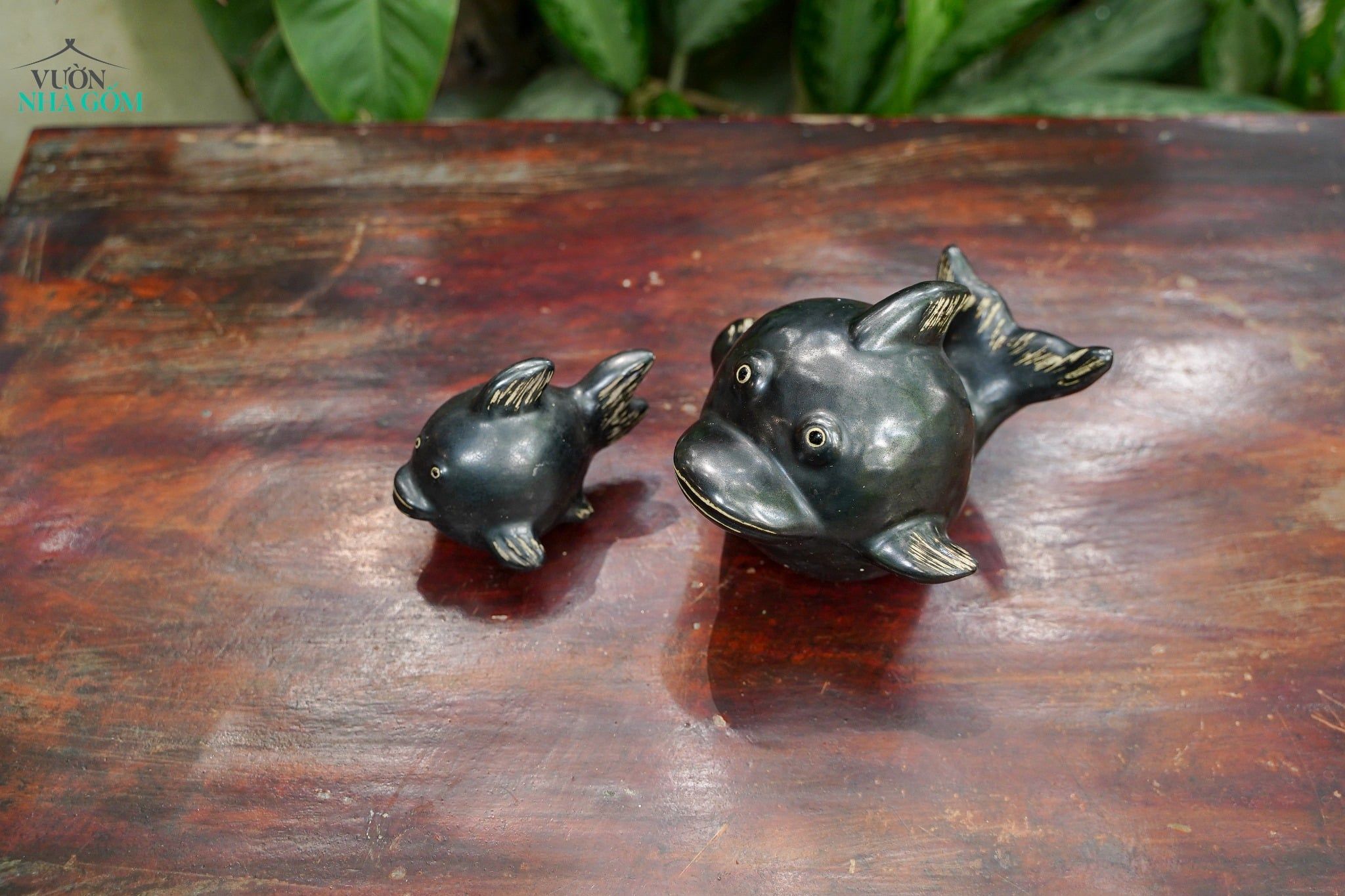  Tượng Thú Gốm Cá Gốm Nhiều Chuyện, Thú Gốm Nam Bộ, Gốm Trang Trí, Decor. 