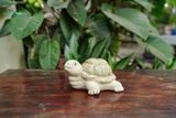  Tượng Thú Con Rùa Gốm Trắng, Thú Gốm Trang Trí, Decor Hòn Non Bộ, Quà Tặng. 