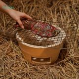  Bếp Lò Nướng Đất Đỏ - Gốm Nam Bộ - Bếp Nấu Củi Truyền Thống. 