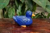 Tượng Thú Gốm, Vịt Gốm Đầu Xanh Cobalt, Quà Tặng Bạn Bè, Decor Không Gian. 