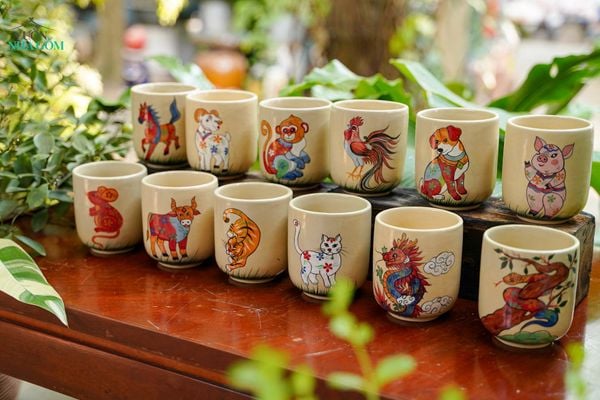  Ly Gốm 12 Con Giáp - BST 