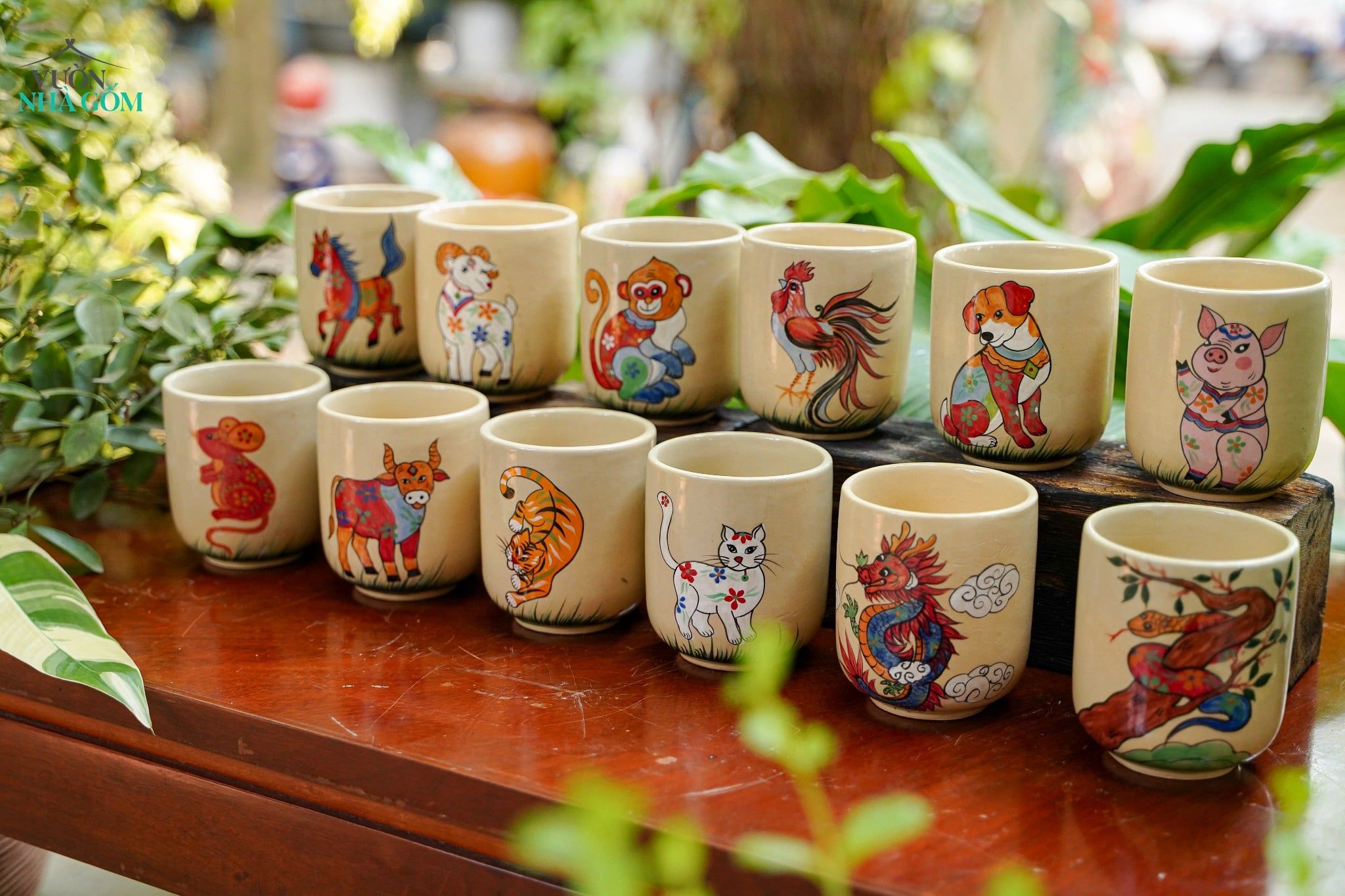  Ly Gốm 12 Con Giáp - BST 
