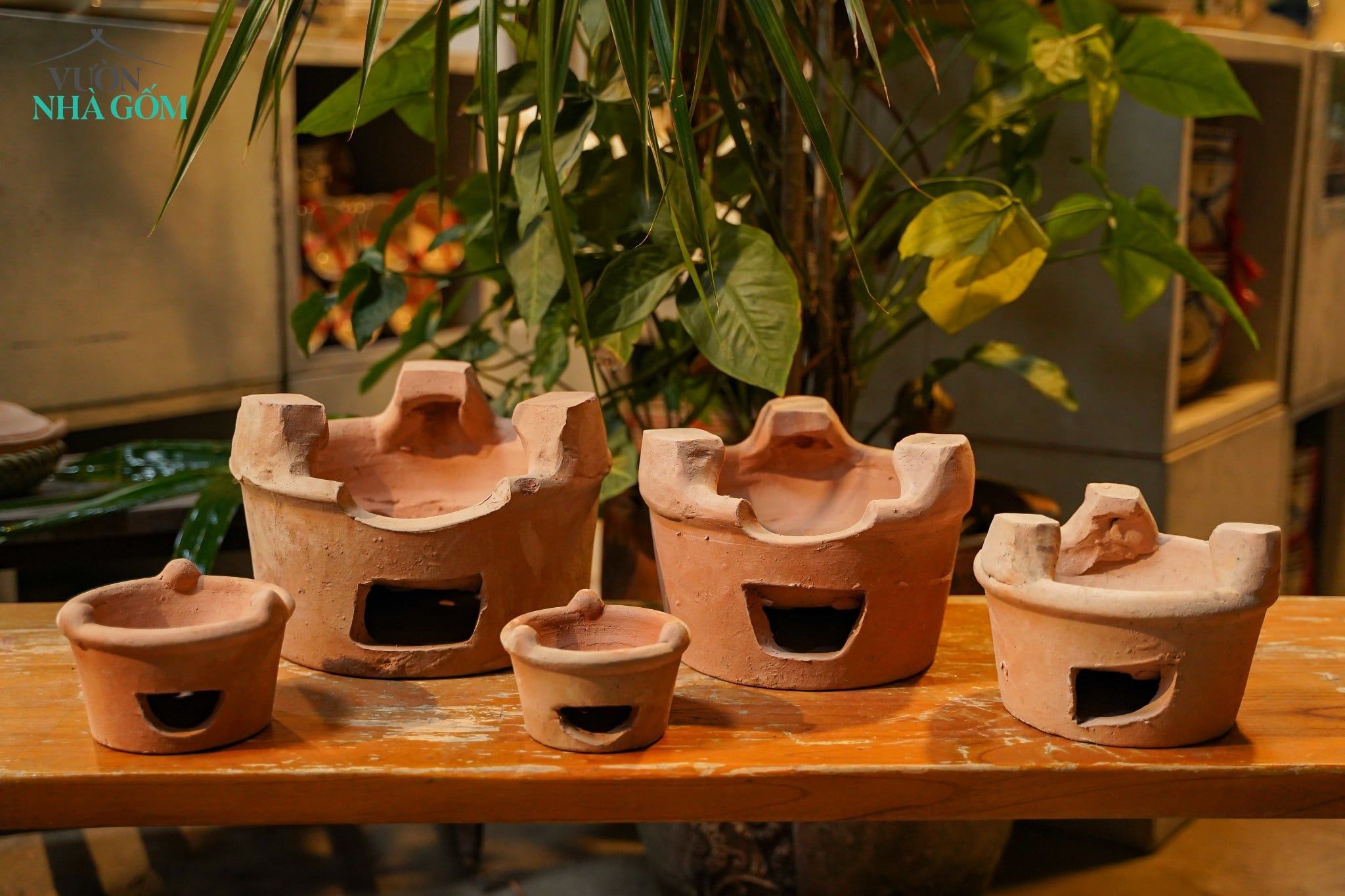  Bếp Lò Gốm Đất Đỏ - Gốm Nam Bộ - Nhiều Size Lựa Chọn - Bếp Nấu Củi Truyền Thống. 