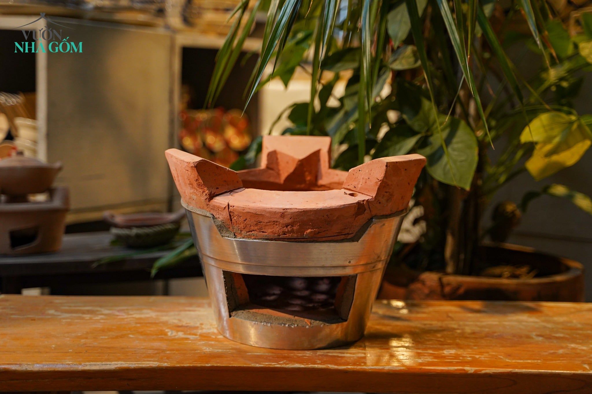  Bếp Lò Nhôm Đất Đỏ - Gốm Nam Bộ - Nhiều Size Lựa Chọn - Bếp Nấu Củi Truyền Thống. 