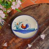  CBLX, Dĩa Dẹt Lớn Vẽ Gà - Chén Bát Hiện Đại - Đĩa Salad, Dĩa Đựng Rau - R22 | R25 | R27 | R30 
