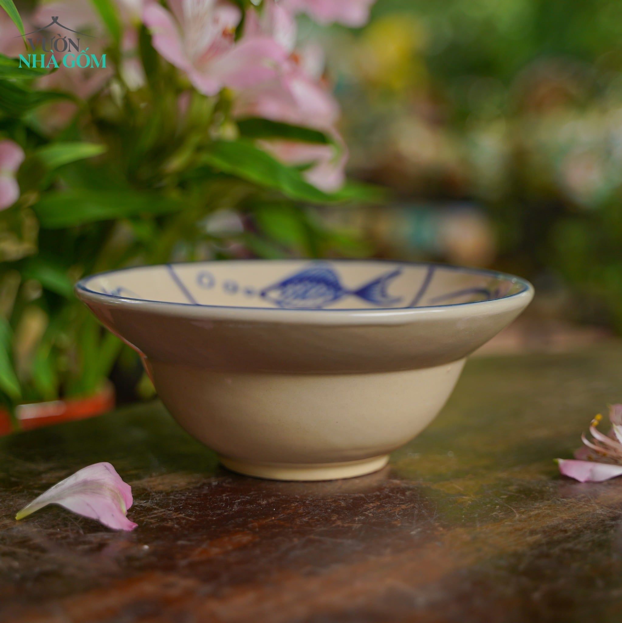  CBLX, Chén Chiết Yêu Vẽ Gà - Chén Bát Hiện Đại - Tô Chiết Yêu - R13cm| R17cm. 