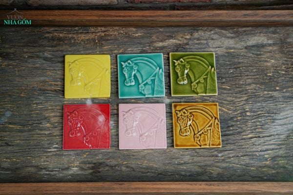  Tấm Gạch Ngọ Nam, Quà Tặng Bính Ngọ, Gạch Trang Trí Tường, Decor. 