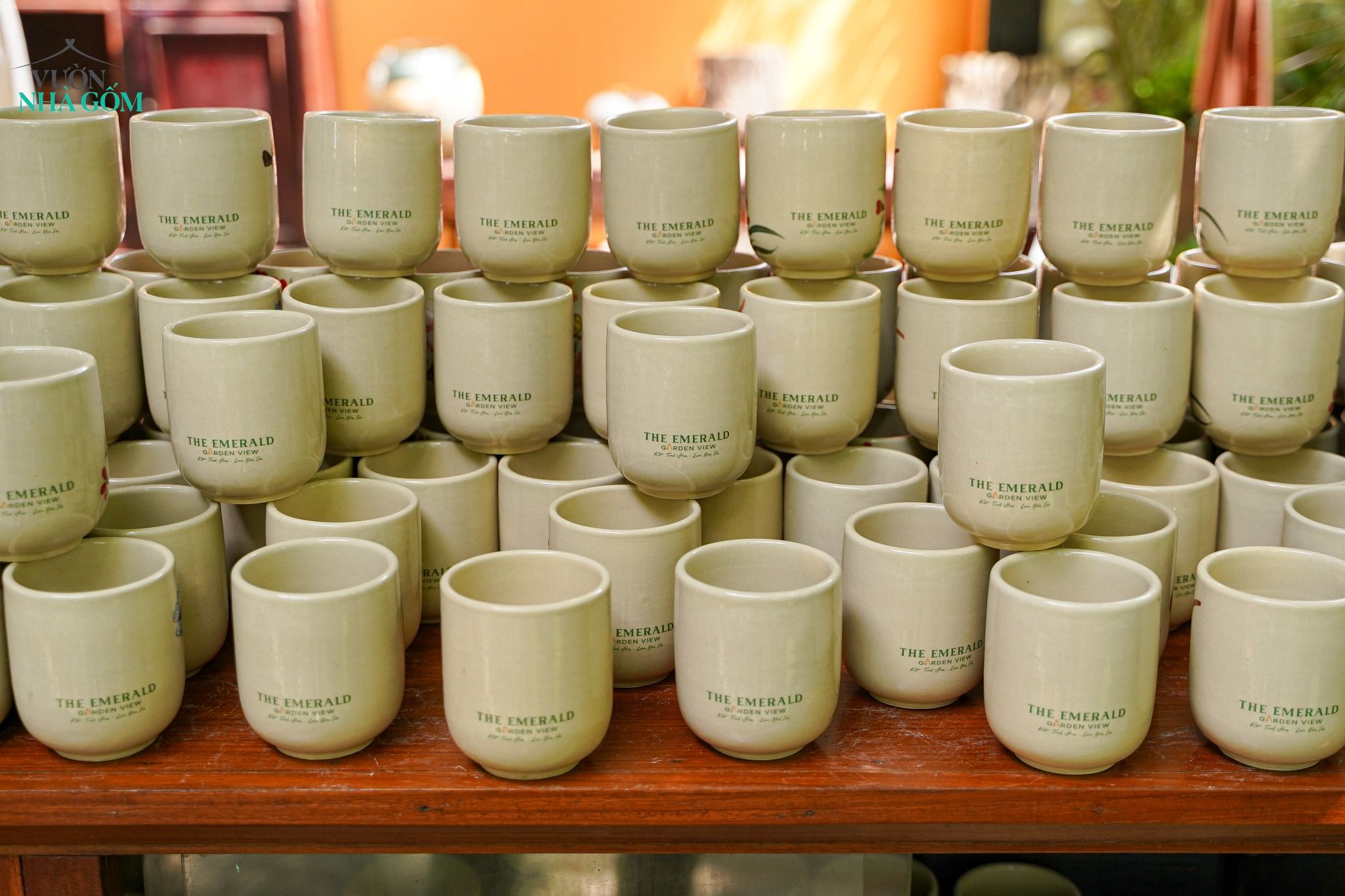  VNG × THE EMERALD GARDEN VIEW | Dự án Ly Quà Tặng Gốm Cá Nhân Hoá 