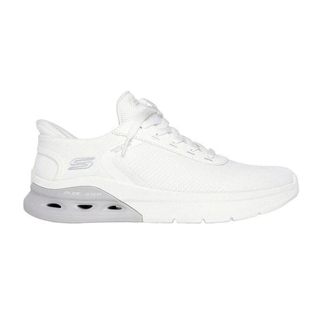 Giày Skechers Nam Slip-Ins: BOBS Arc Waves 2.0 - 118317-WHT