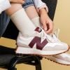 Giày New Balance 327 'White Dark Red' - WS327KA