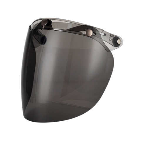 Kính raw flat shield khói đậm