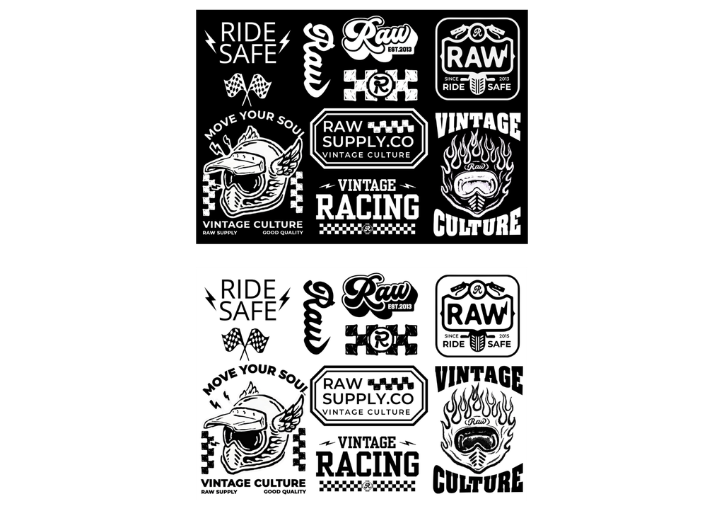 Sticker UV Arrow Shop