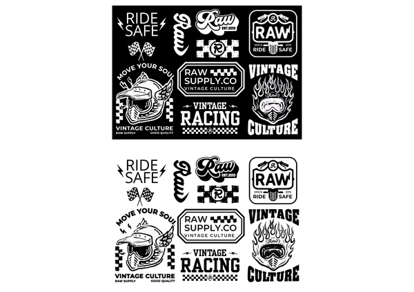 Sticker UV Arrow Shop