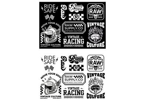 Sticker UV Arrow Shop