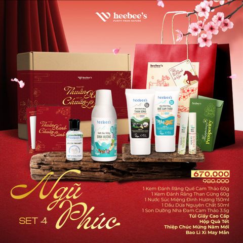 [BST QUÀ TẾT 2026] SET 4 - NGŨ PHÚC