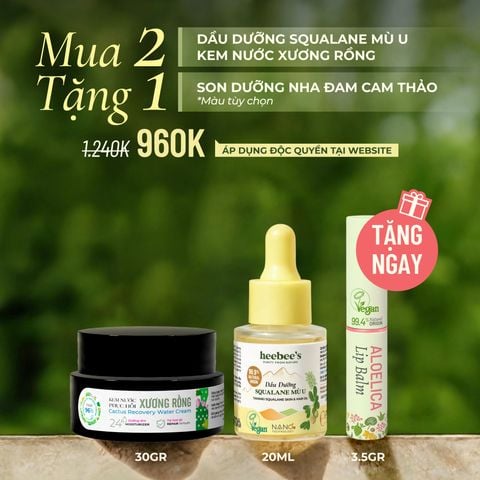 [MUA 2 TẶNG 1] DƯỠNG DA MỊN MÀNG - MỜ THÂM NÁM - SẮC MÔI RẠNG RỠ