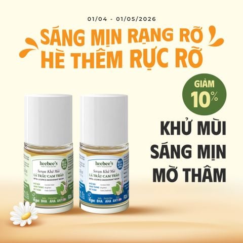 [GIẢM 10%] COMBO 2 SERUM KHỬ MÙI LÁ TRẨU CAM THẢO