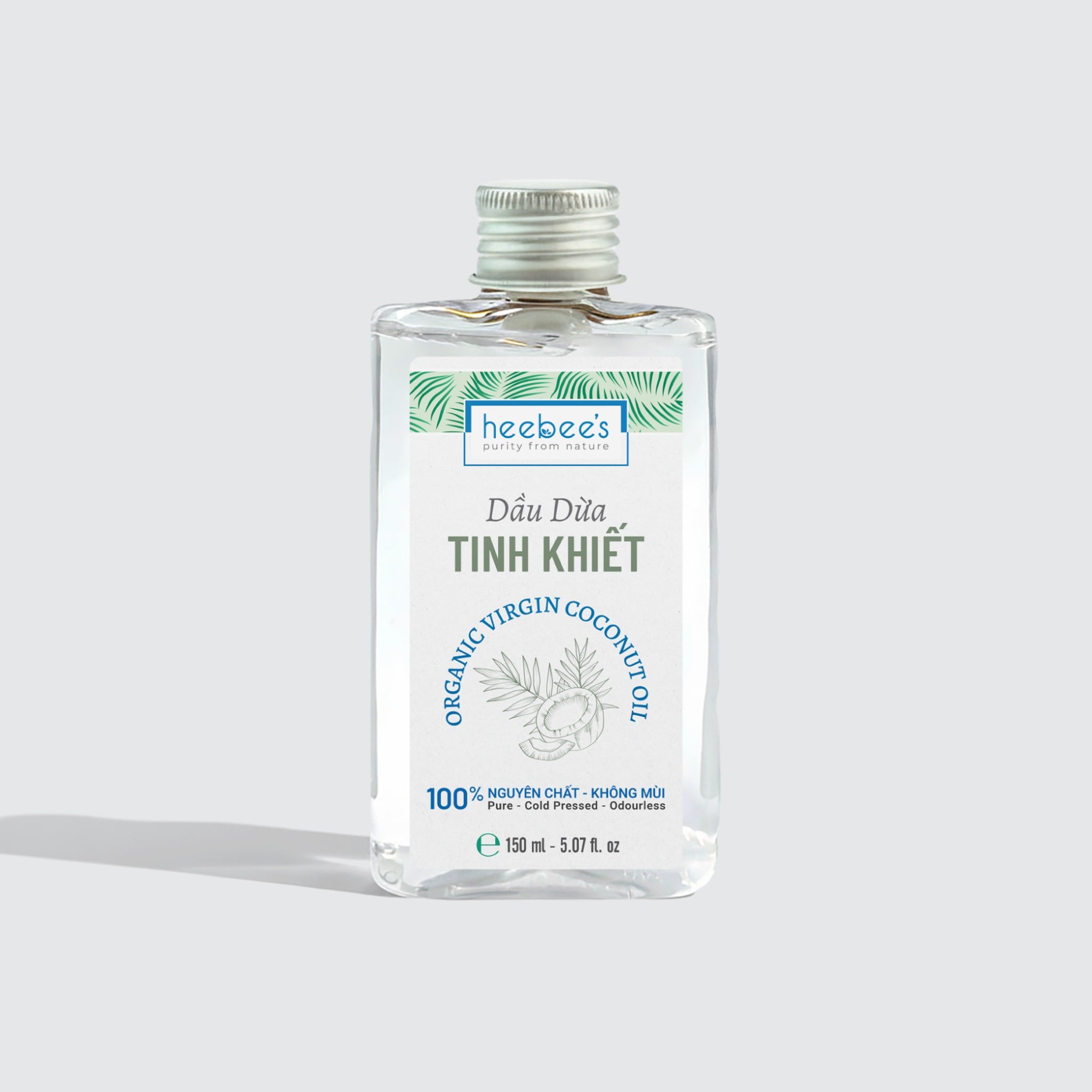 Dầu Dừa Tinh Khiết Thuần Chay Không Mùi Giúp Da Mặt Mềm Mịn Và Trẻ Hoá 50/150ML