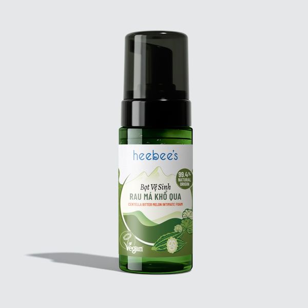 Bọt Vệ Sinh Rau Má Khổ Qua Rừng Thuần Chay Làm Sạch Khuẩn, Kháng Viêm, Khử Mùi 100ML
