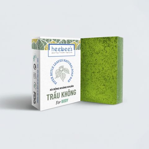 Xà Bông Tắm Trầu Không Kháng Khuẩn, Ngừa Mụn 100Gram