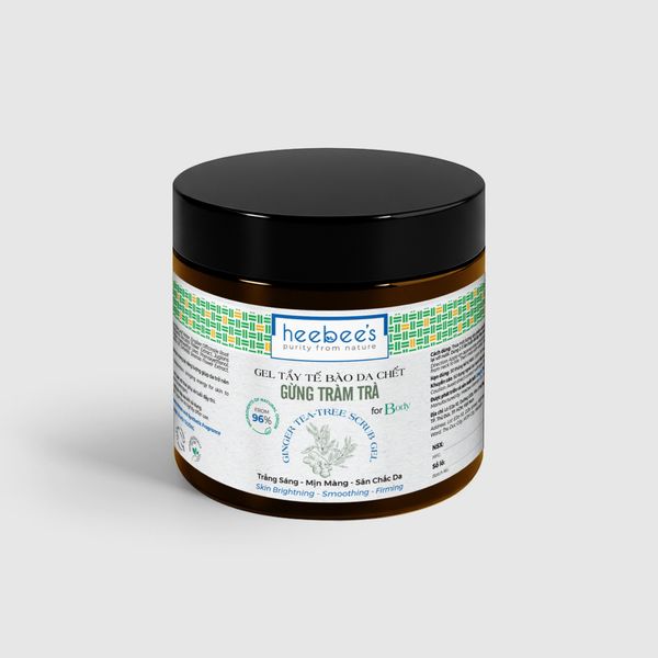 Gel Tẩy Da Chết Cơ Thể Gừng Tràm Trà Hương Hoa Trà Trắng 120/200Gram