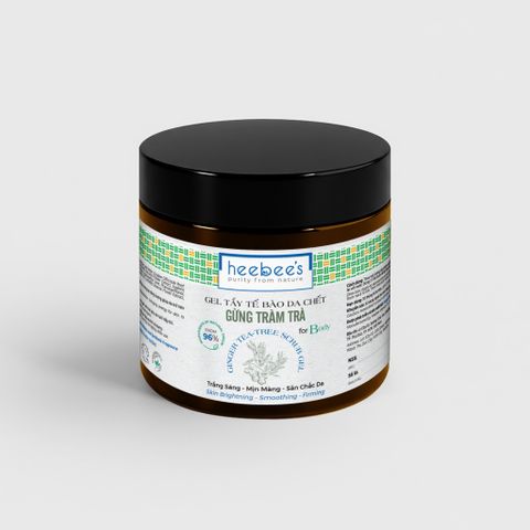 Gel Tẩy Da Chết Cơ Thể Gừng Tràm Trà Hương Hoa Trà Trắng 120/200Gram