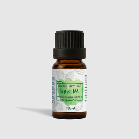 Tinh Dầu Bạc Hà Nguyên Chất Heebee 10Ml - Peppermint Organic Essential Oil