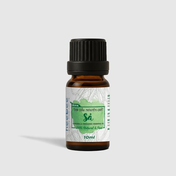 Tinh dầu Sả nguyên chất Heebee 10ml - Citronella Organic Essential Oil 10ml