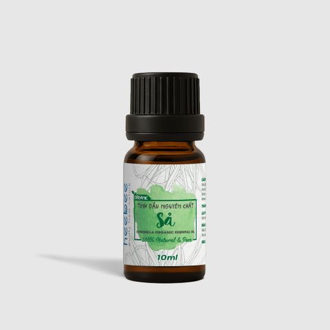 Tinh dầu Sả nguyên chất Heebee 10ml - Citronella Organic Essential Oil 10ml