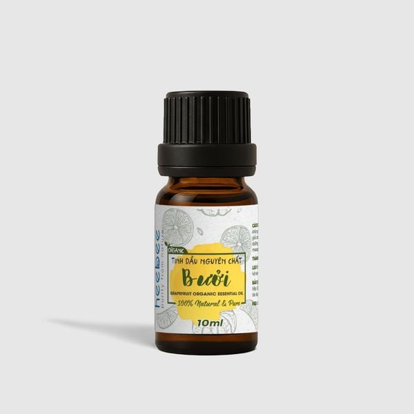 Tinh Dầu Bưởi Nguyên Chất Heebee 10Ml - Grapefruit Organic Essential Oil
