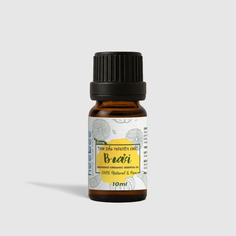 Tinh Dầu Bưởi Nguyên Chất Heebee 10Ml - Grapefruit Organic Essential Oil