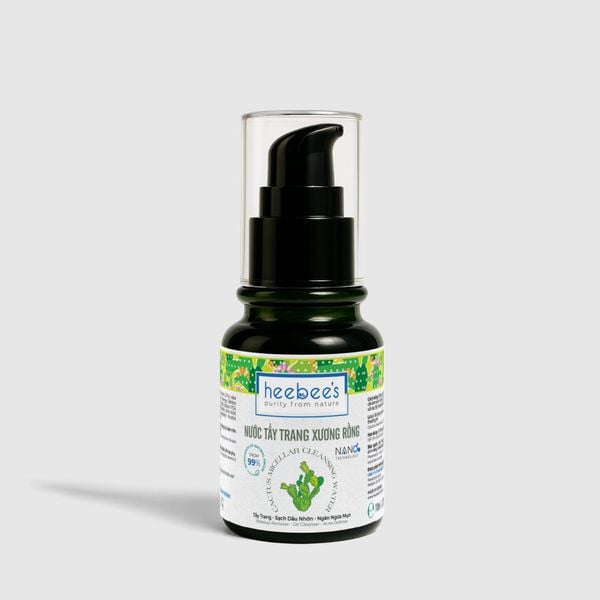 Nước Tẩy Trang Xương Rồng Thuần Chay Sạch Dầu Nhờn, Ngăn Ngừa Mụn 110ML