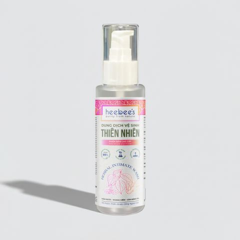 Heebee Natural Intimate Cleansing Solution 150ml - Anti-Inflammatory, Itch Reduction, Odor Elimination