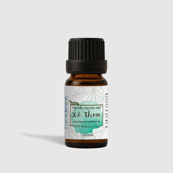 Tinh Dầu Lá Xô Thơm Nguyên Chất Heebee 10ml - Sage Organic Essential Oil