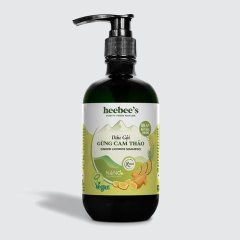 [PRE-ORDER T3/2026] DẦU GỘI GỪNG CAM THẢO SẠCH DA ĐẦU - PHỤC HỒI TÓC - NGĂN TÓC GÃY RỤNG, KHÔ XƠ 300ML/500ML