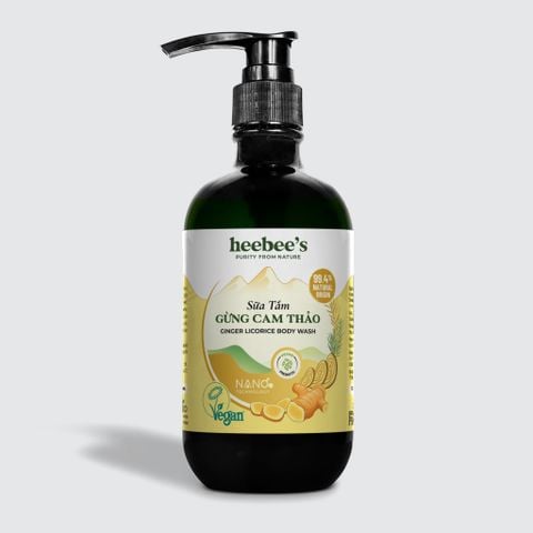 [PRE-ORDER T4/2026] SỮA TẮM GỪNG CAM THẢO SẠCH DỊU NHẸ - SÁNG TRẮNG - NGỪA VIÊM MỤN 300ML/500ML