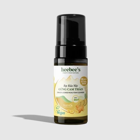 [PRE-ORDER T3/2026] BỌT RỬA MẶT GỪNG CAM THẢO SẠCH THOÁNG - SÁNG TRẮNG - NGỪA MỤN 100ML