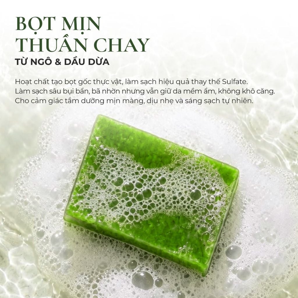 XÀ BÔNG TẮM TRẦU KHÔNG 100G