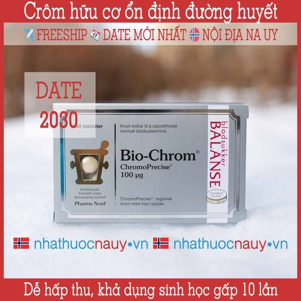 Crôm hữu cơ ổn định đường huyết | Pharma Nord Bio-Chrom
