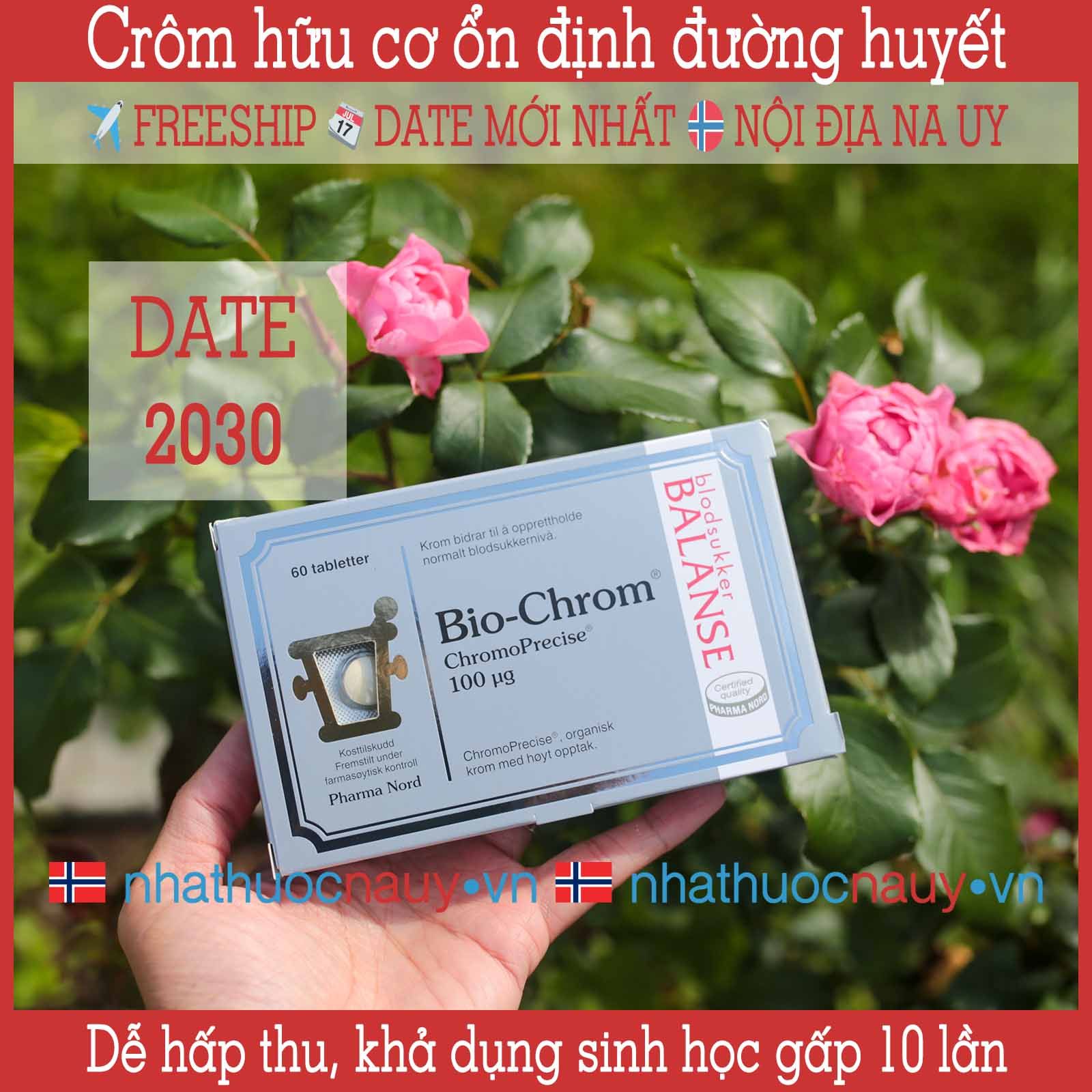  Crôm hữu cơ ổn định đường huyết | Pharma Nord Bio-Chrom 