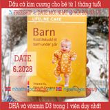  Dầu cá kim cương | DHA và vitamin D3 cho bé từ 1 tháng tuổi | Lifeline Care Barn 